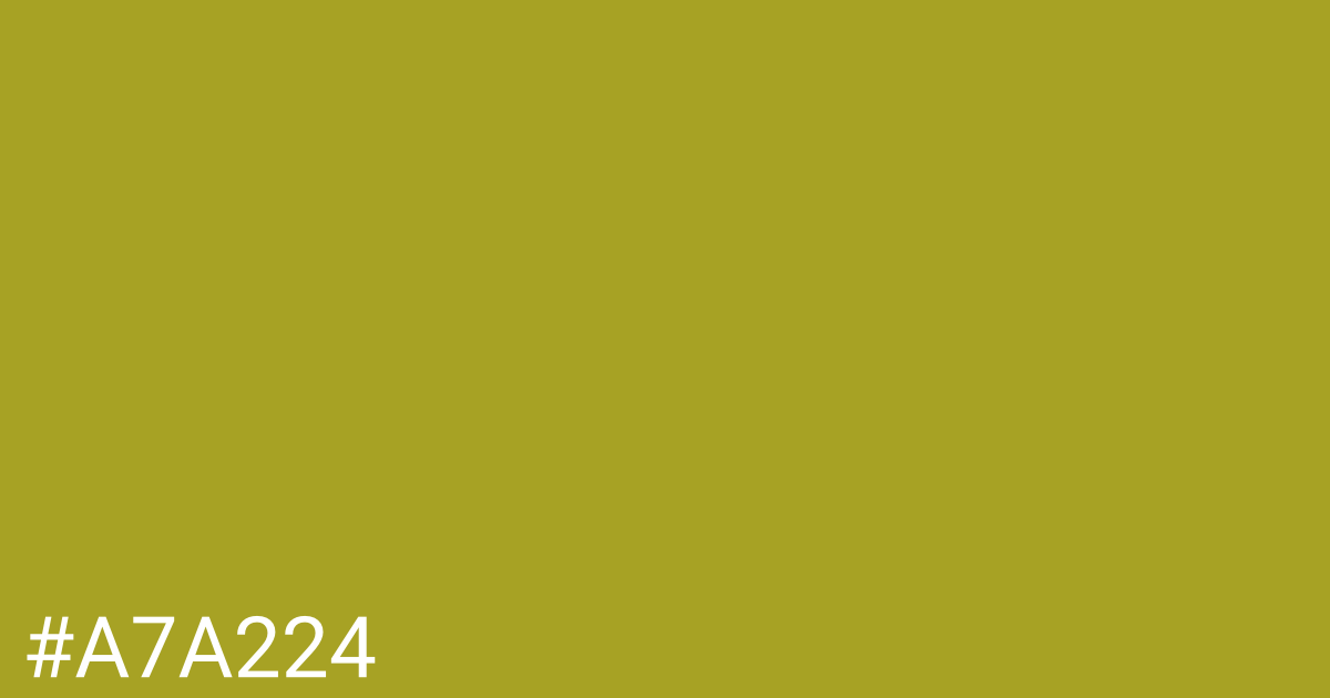 Hex color #a7a224 graphic