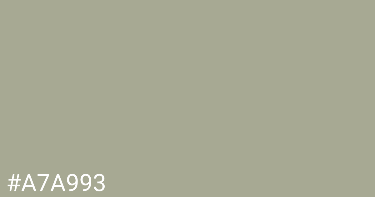 Hex color #a7a993 graphic