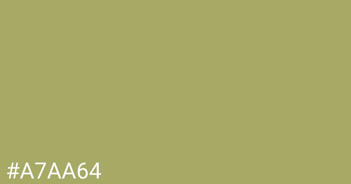 Hex color #a7aa64 graphic