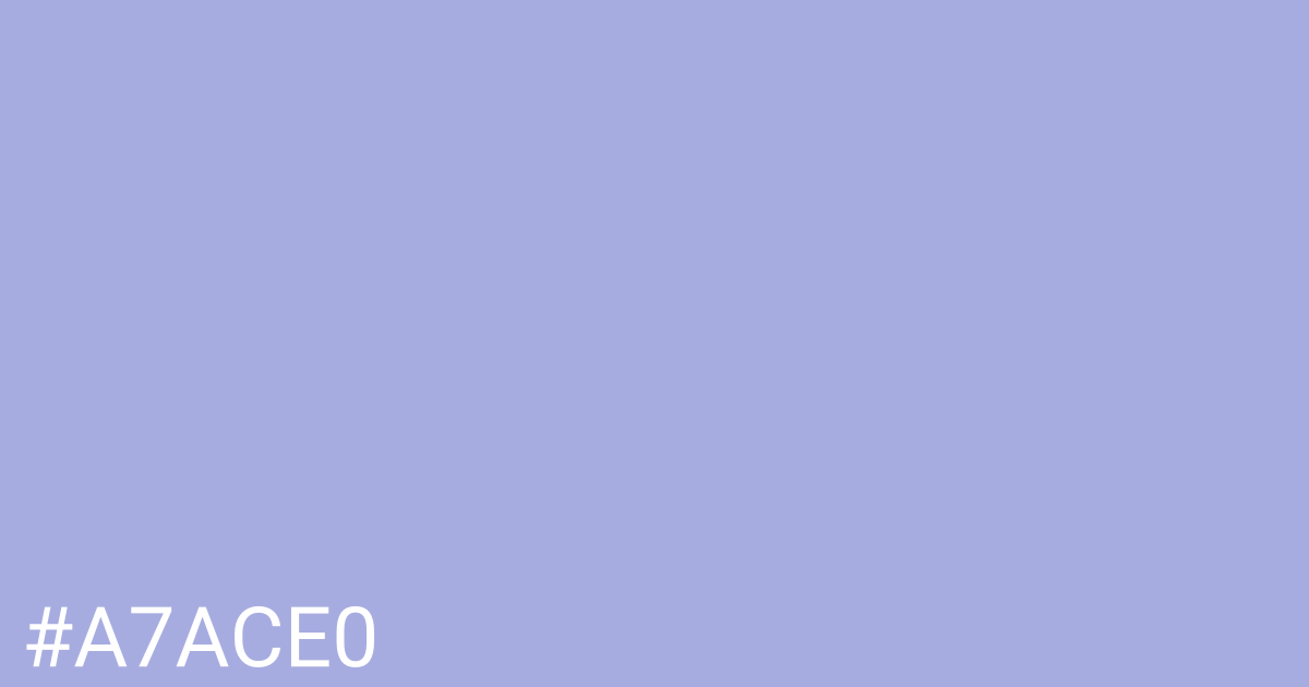 Hex color #a7ace0 graphic