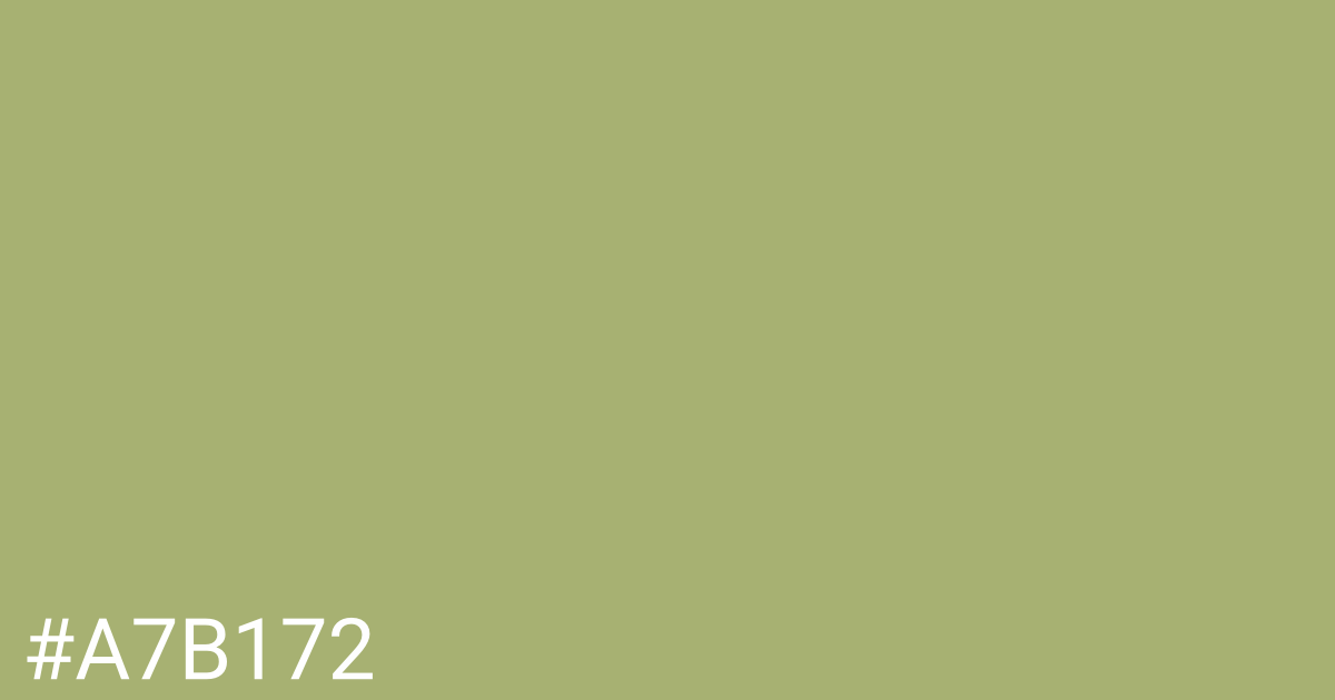 Hex color #a7b172 graphic