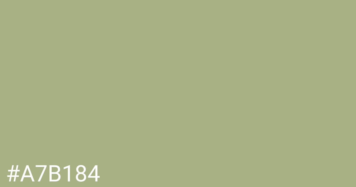 Hex color #a7b184 graphic