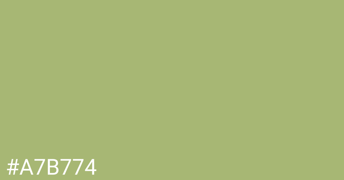 Hex color #a7b774 graphic