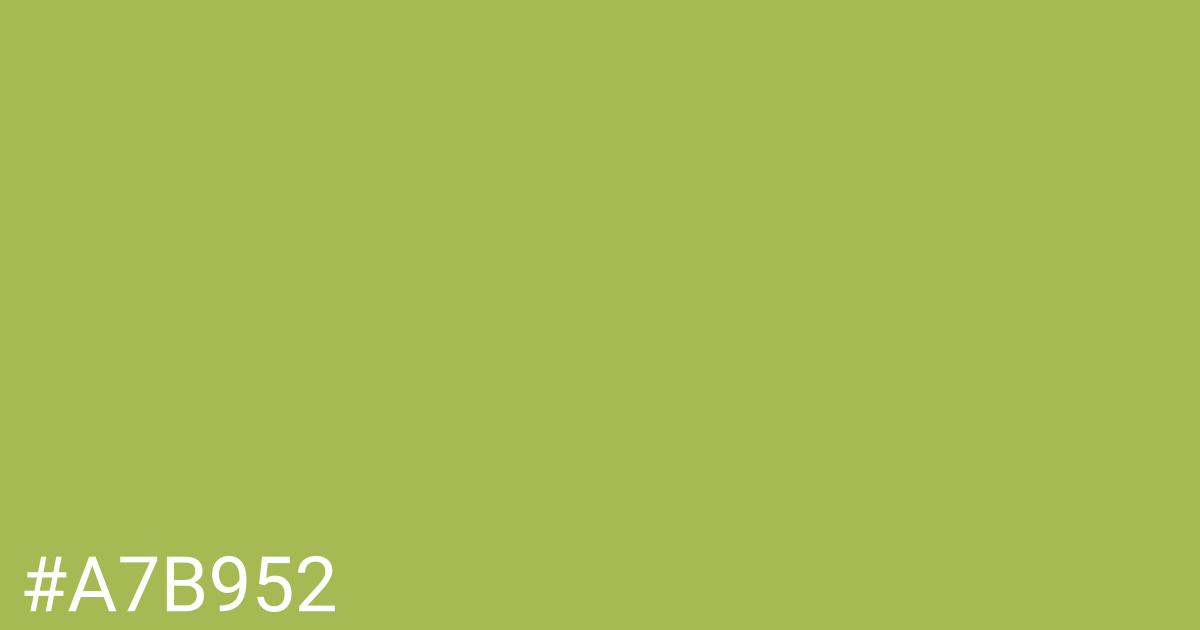 Hex color #a7b952 graphic