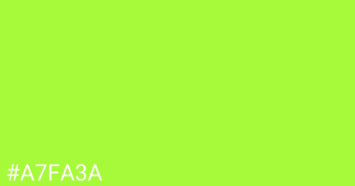 Hex color #a7fa3a graphic