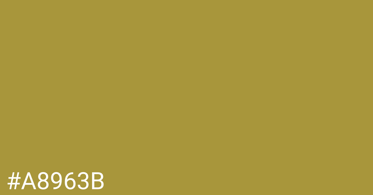 Hex color #a8963b graphic