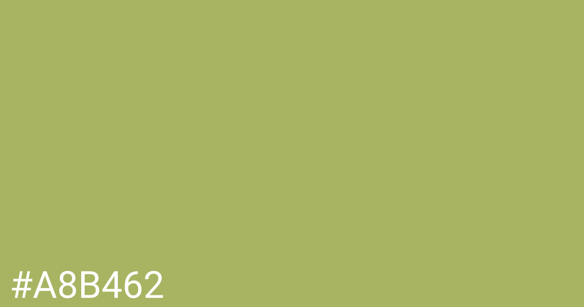 Hex color #a8b462 graphic