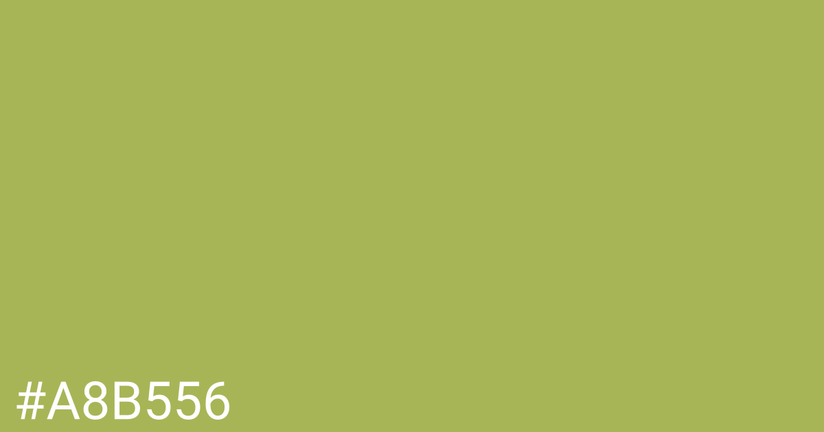 Hex color #a8b556 graphic