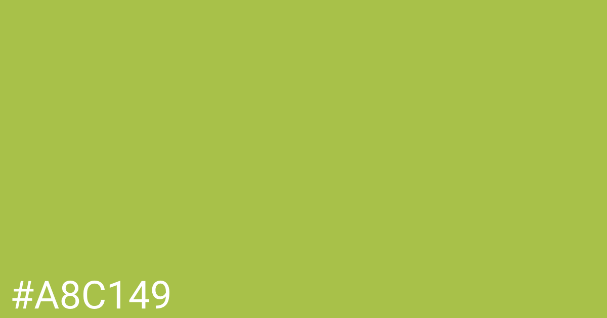 Hex color #a8c149 graphic