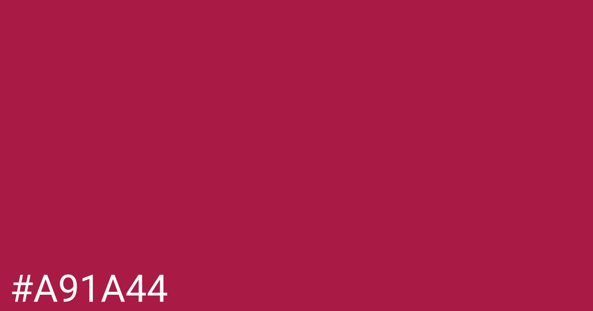 Hex color #a91a44 graphic