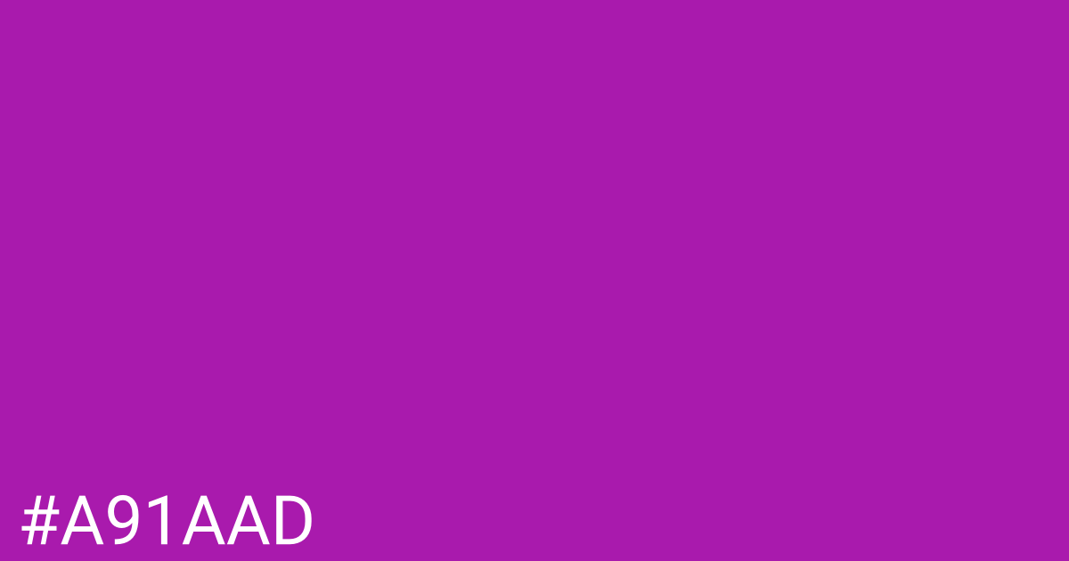 Hex color #a91aad graphic