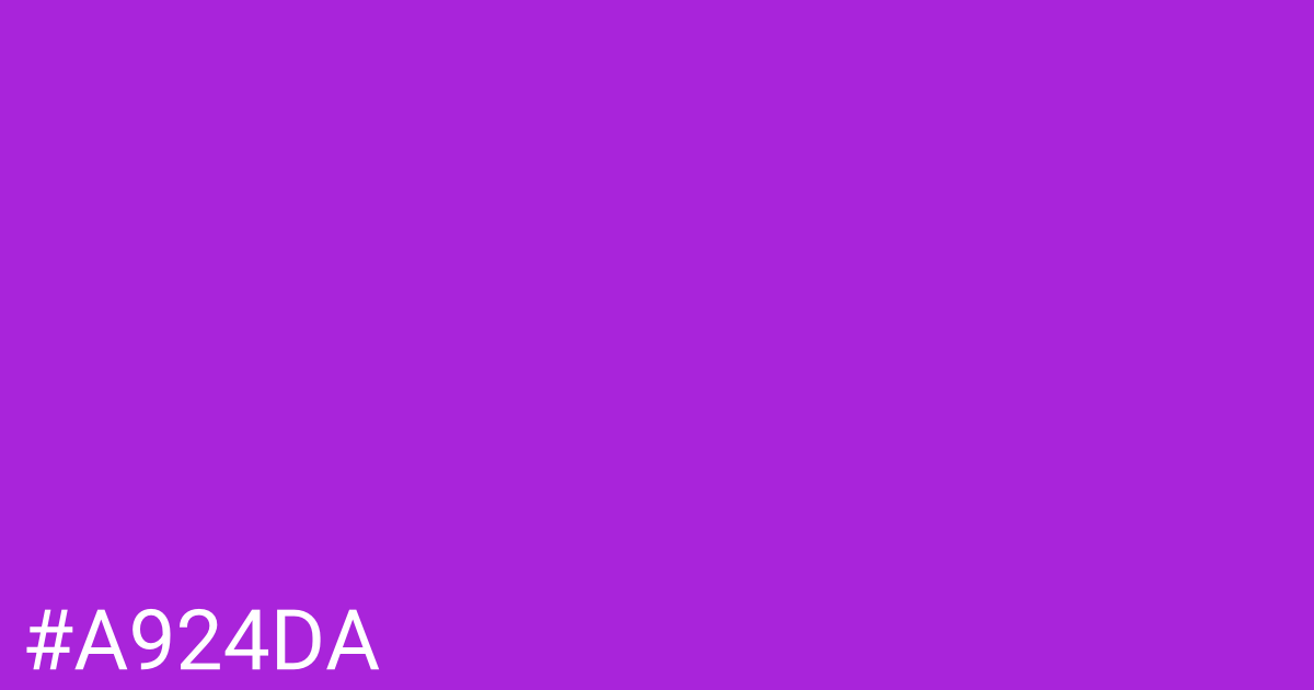 Hex color #a924da graphic