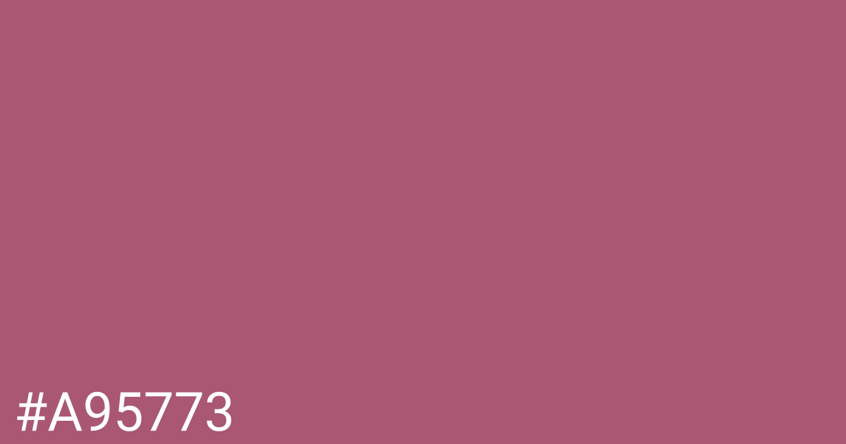 Hex color #a95773 graphic