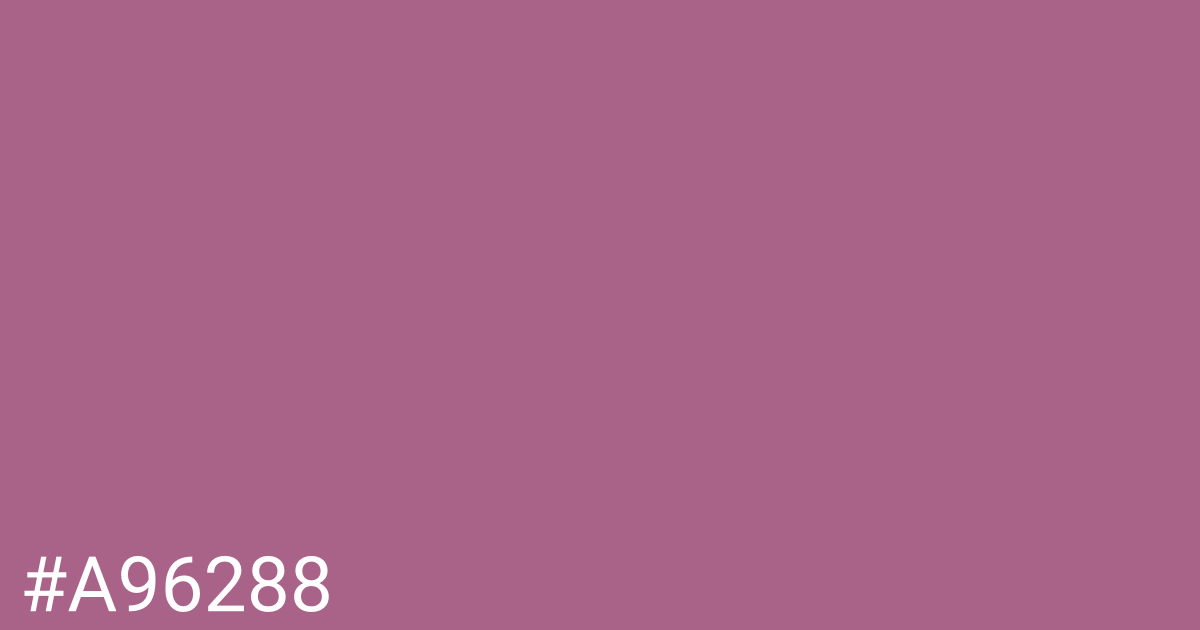 Hex color #a96288 graphic