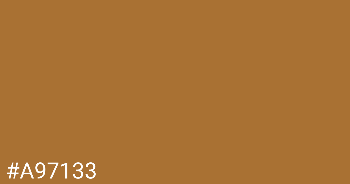 Hex color #a97133 graphic