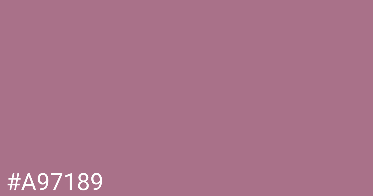 Hex color #a97189 graphic