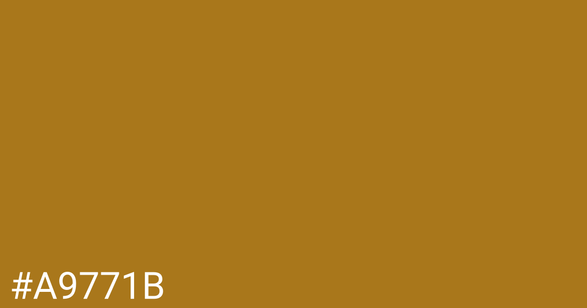 Hex color #a9771b graphic