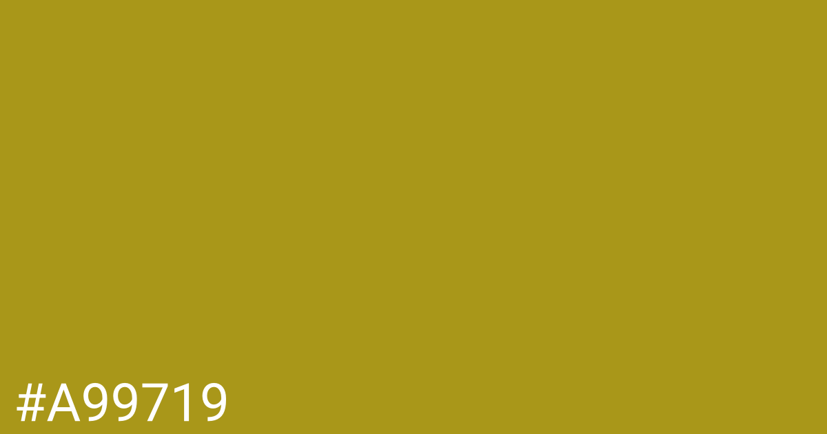 Hex color #a99719 graphic