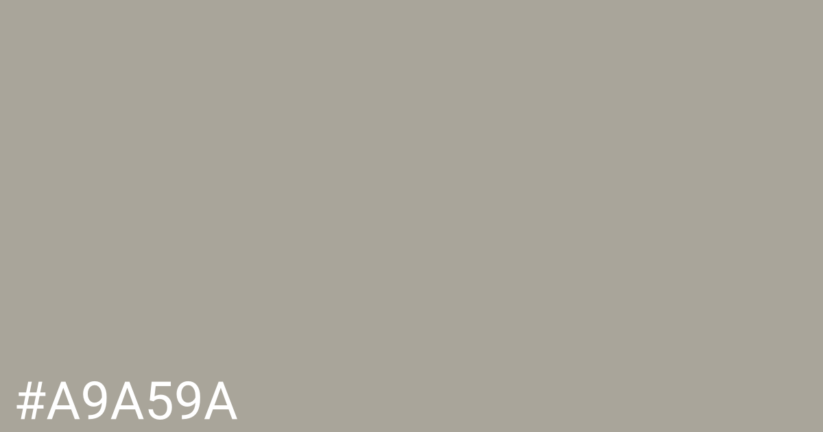 Hex color #a9a59a graphic