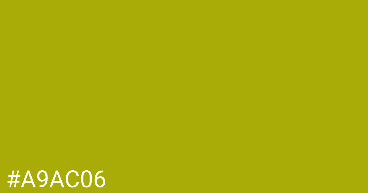 Hex color #a9ac06 graphic