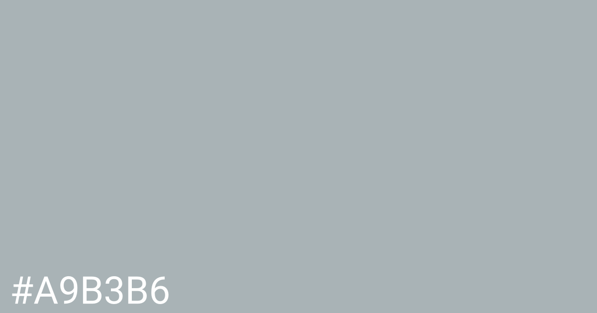 Hex color #a9b3b6 graphic