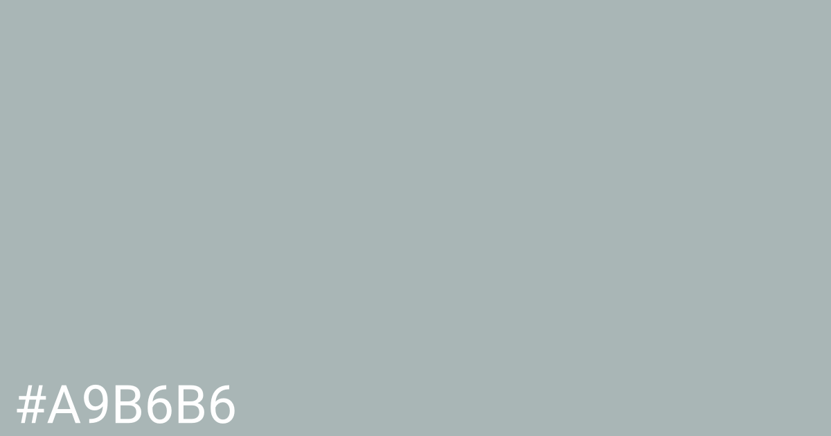 Hex color #a9b6b6 graphic