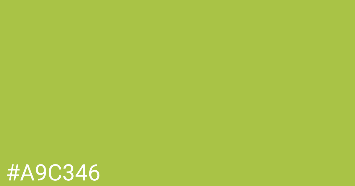 Hex color #a9c346 graphic