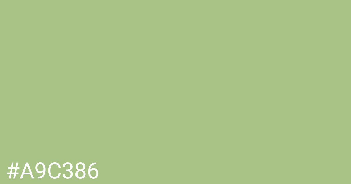 Hex color #a9c386 graphic