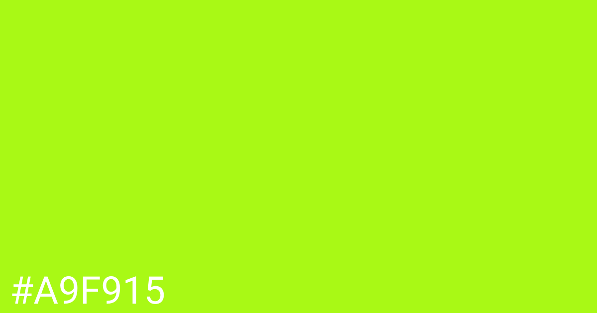 Hex color #a9f915 graphic