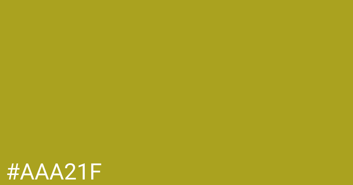 Hex color #aaa21f graphic