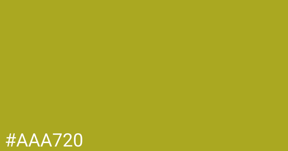 Hex color #aaa720 graphic