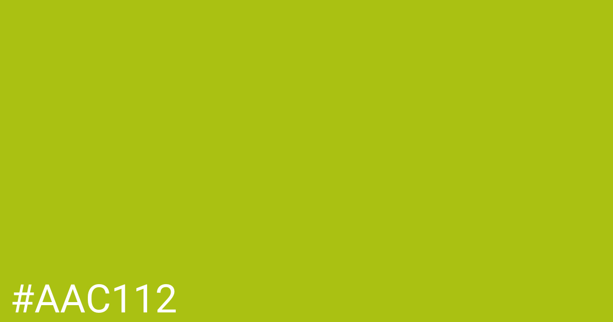 Hex color #aac112 graphic