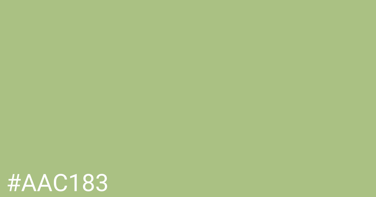 Hex color #aac183 graphic