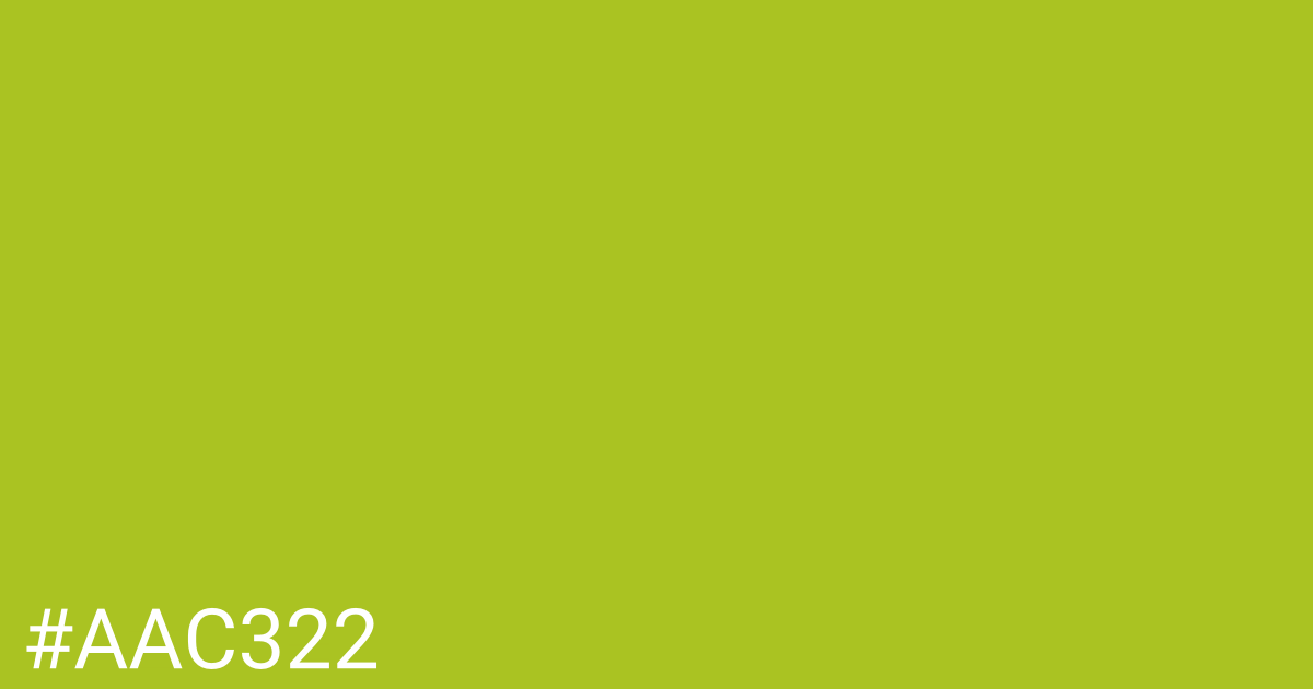 Hex color #aac322 graphic