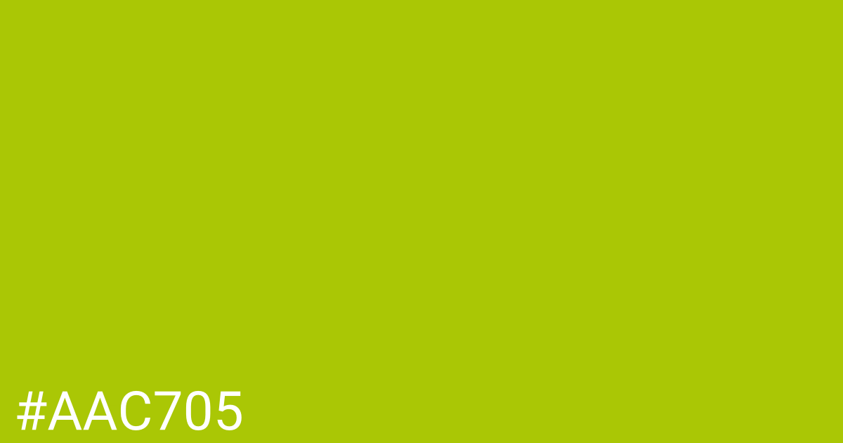 Hex color #aac705 graphic