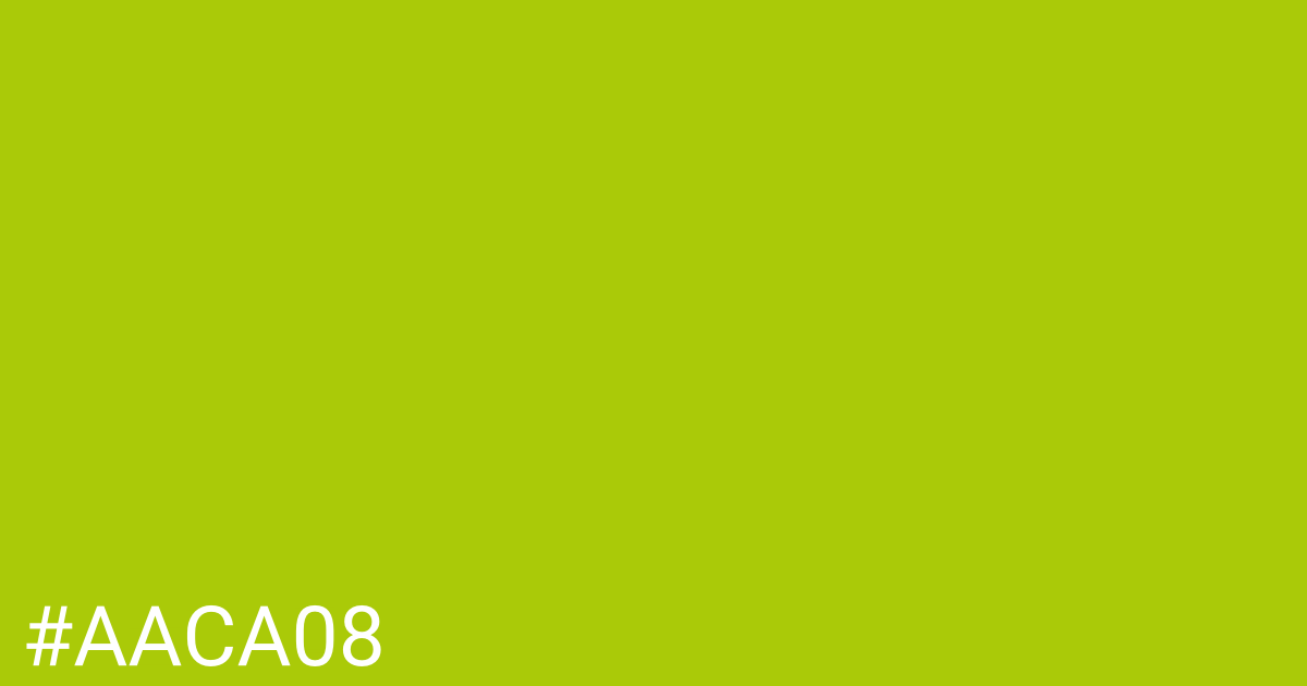 Hex color #aaca08 graphic