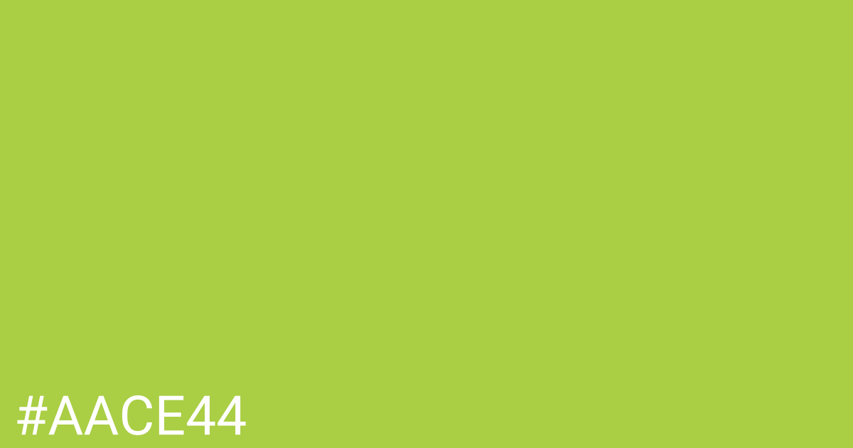 Hex color #aace44 graphic