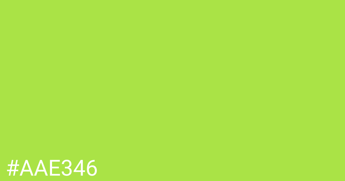 Hex color #aae346 graphic
