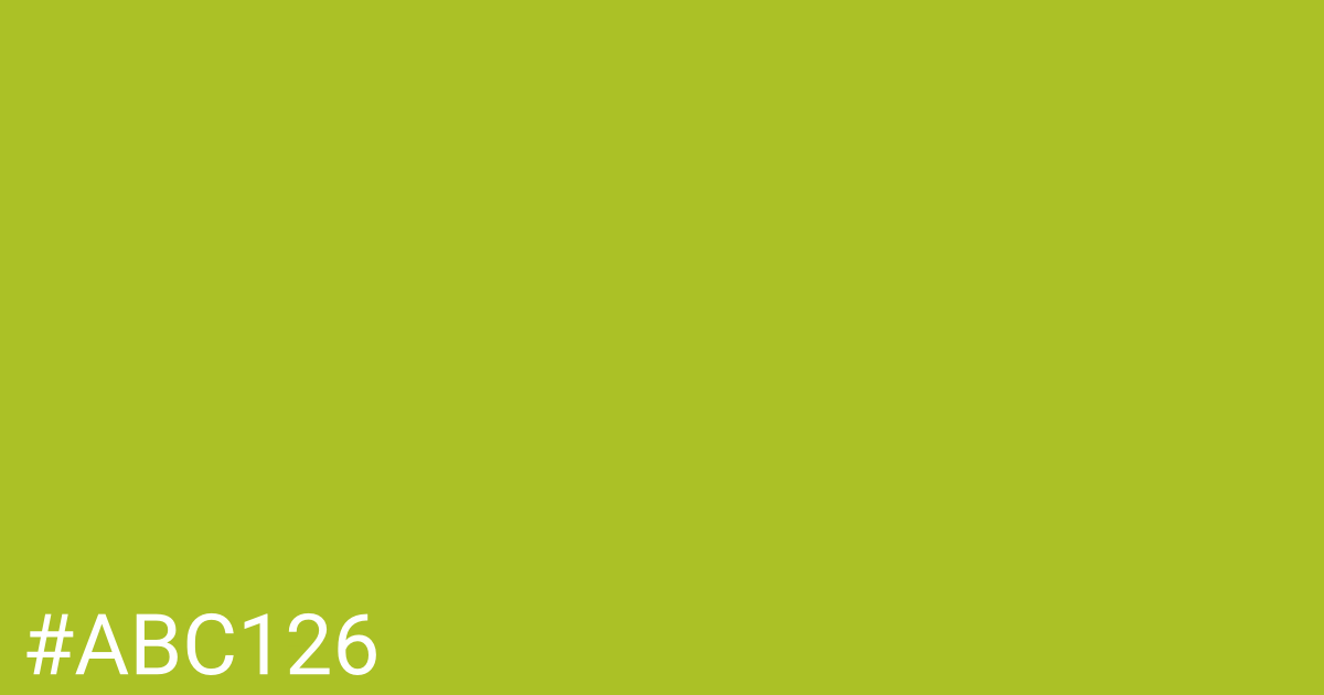 Hex color #abc126 graphic