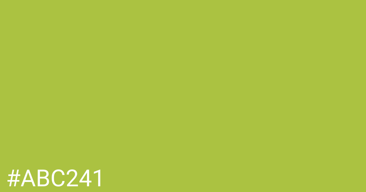 Hex color #abc241 graphic