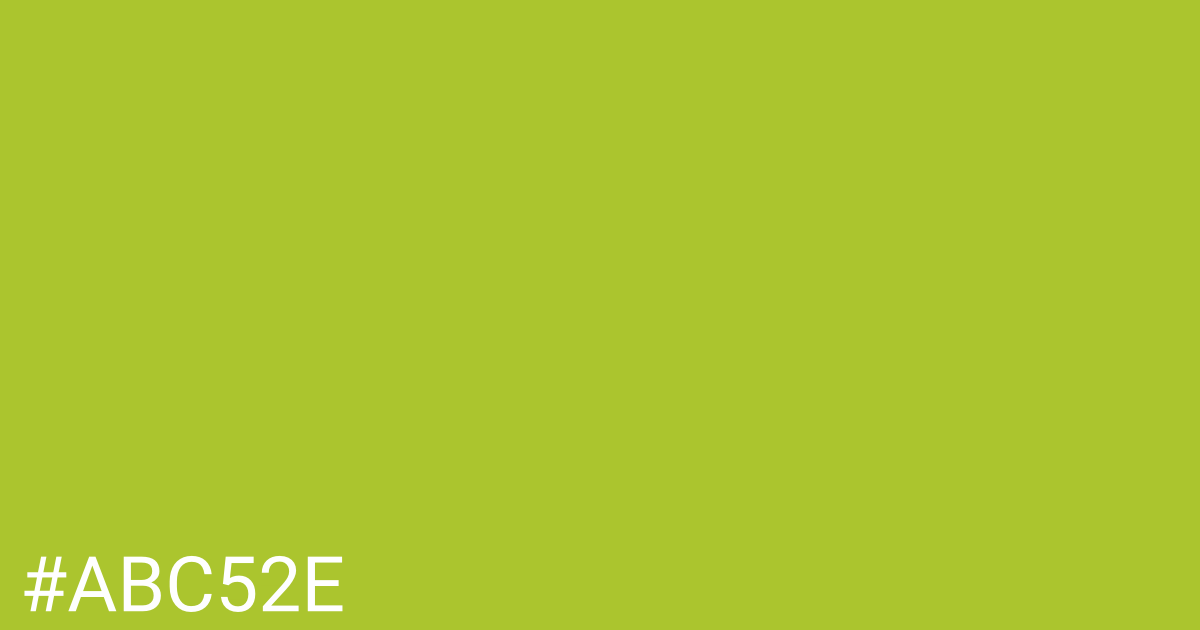 Hex color #abc52e graphic