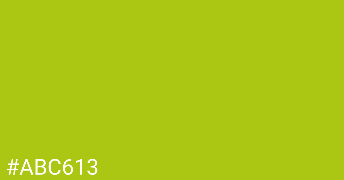 Hex color #abc613 graphic