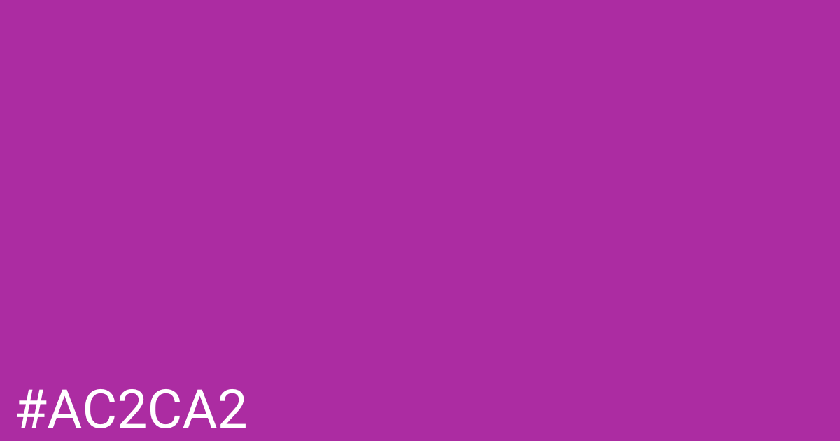 Hex color #ac2ca2 graphic