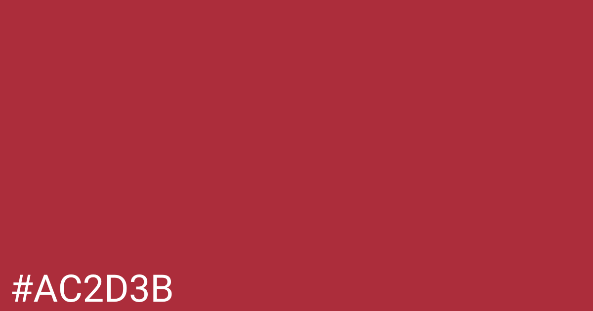 Hex color #ac2d3b graphic