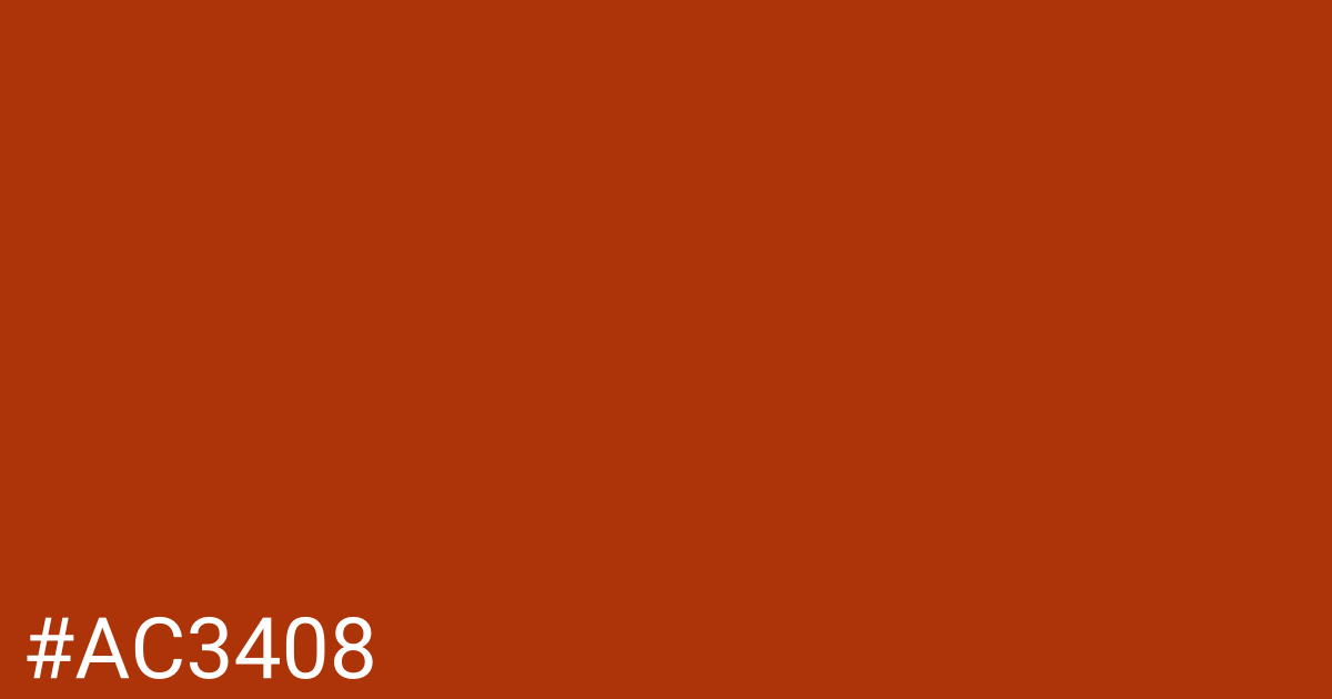 Hex color #ac3408 graphic