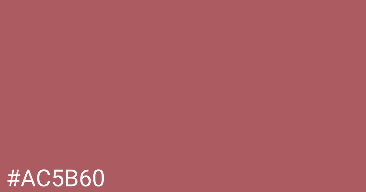 Hex color #ac5b60 graphic