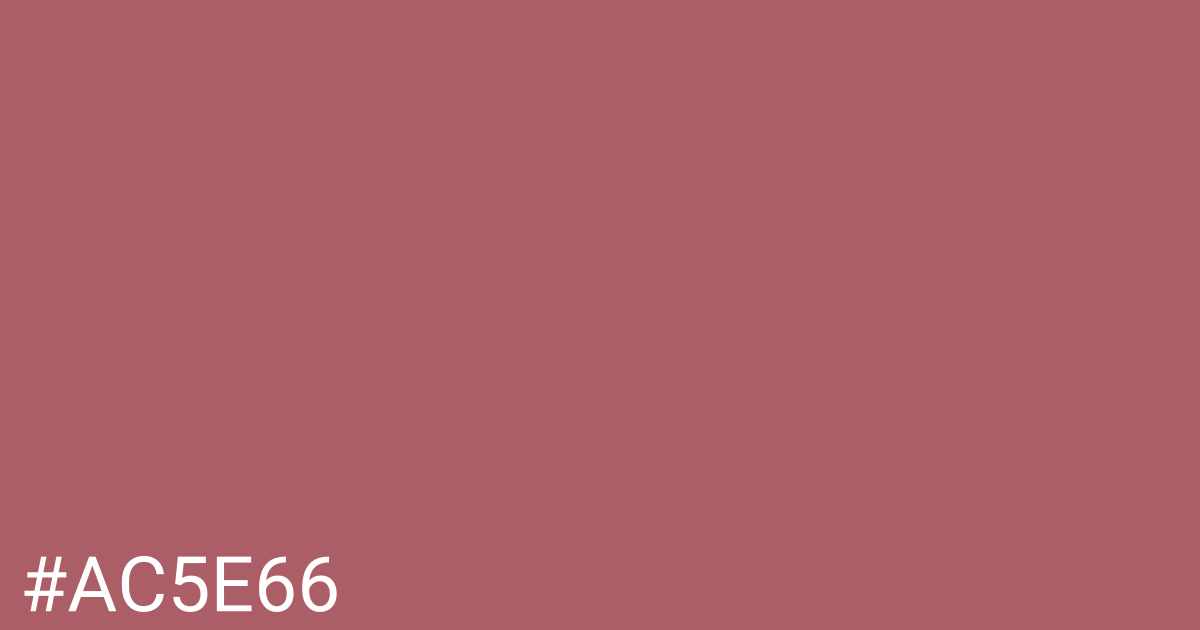 Hex color #ac5e66 graphic