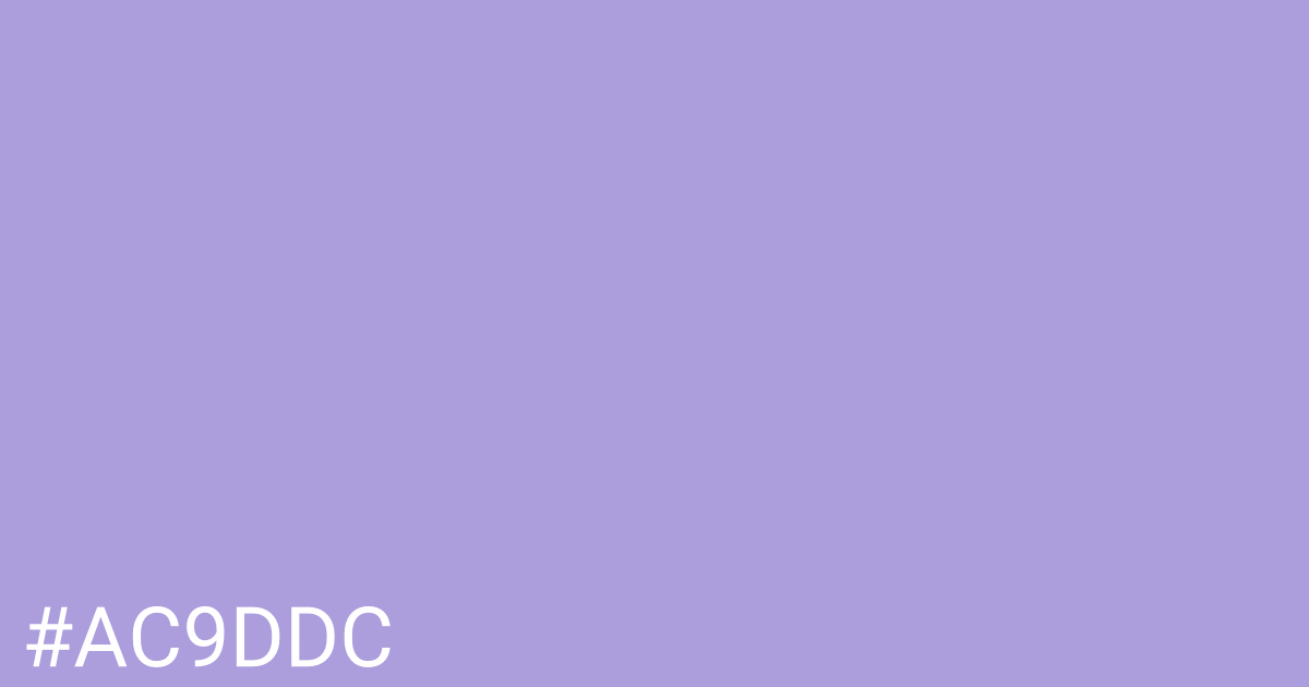 Hex color #ac9ddc graphic