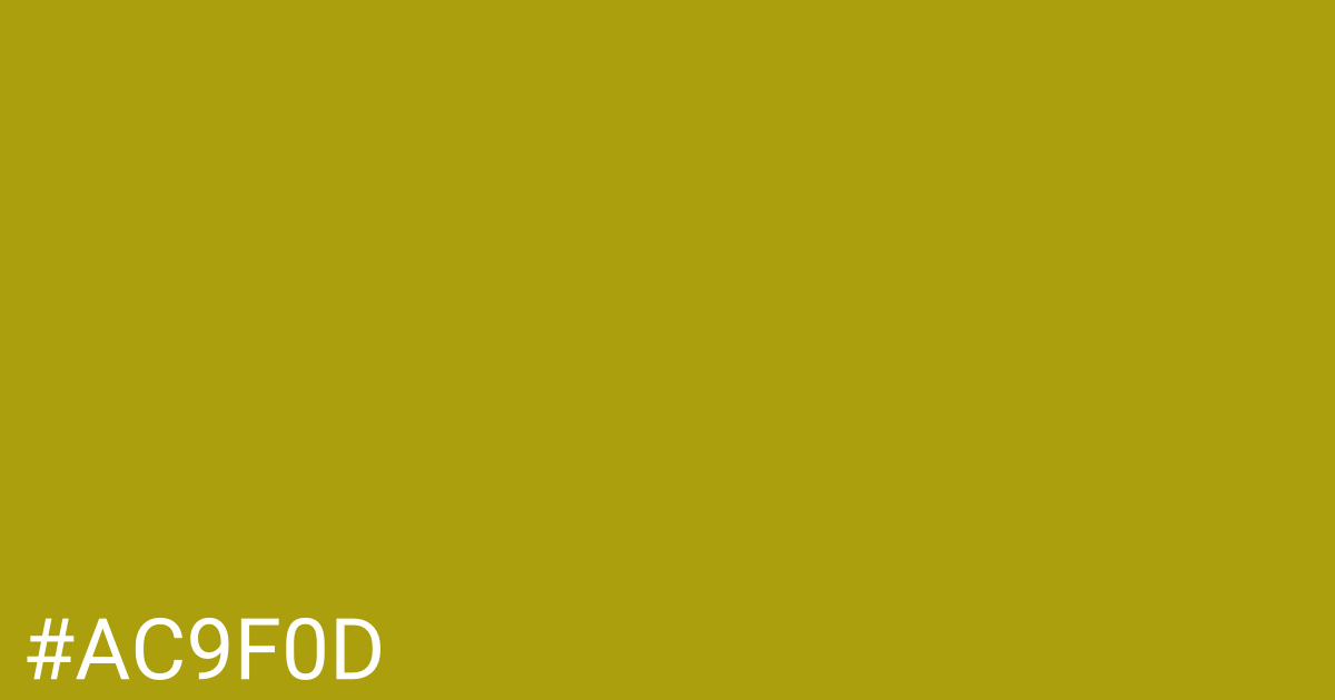 Hex color #ac9f0d graphic