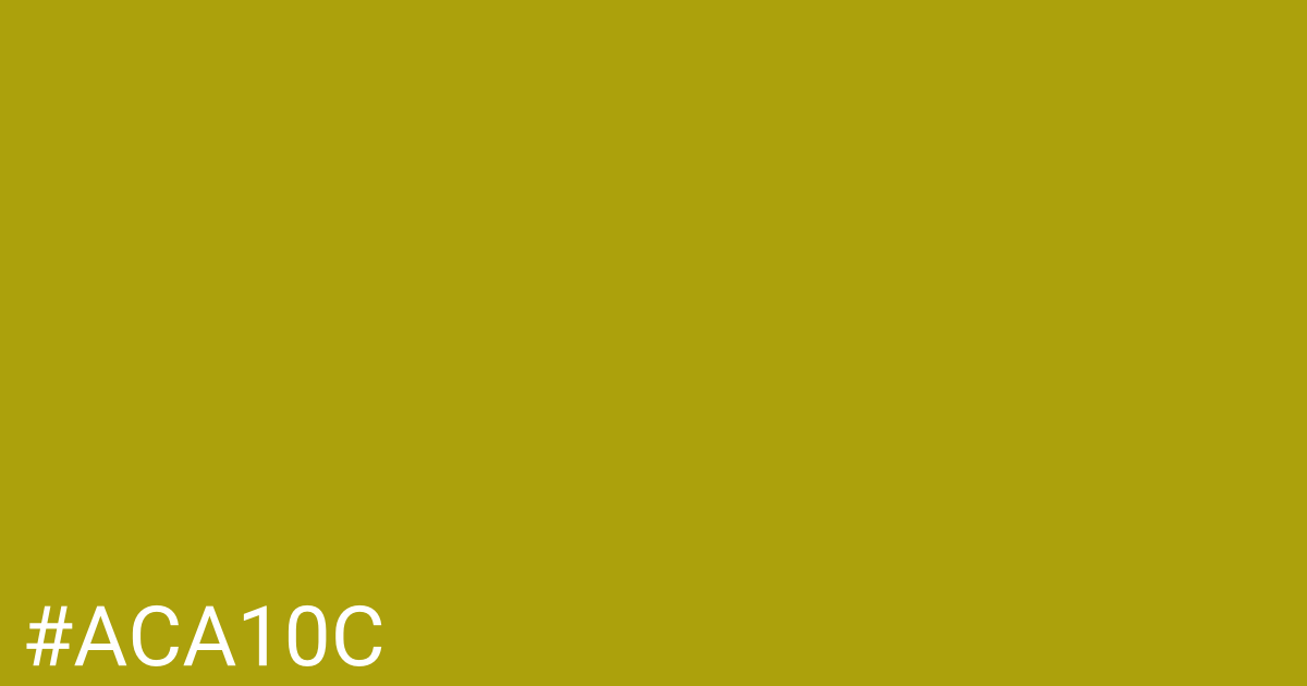 Hex color #aca10c graphic